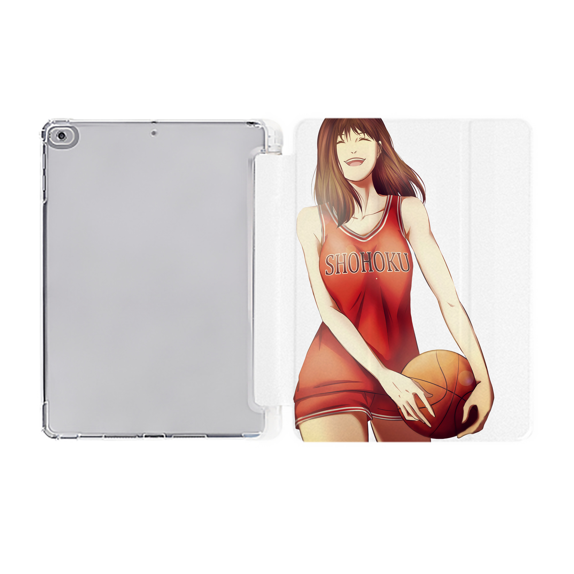 （画像用） SLAM DUNK／スラムダンク IPad ケース ペン収納付き 三つ折りスタンド PUレザー×シリコン 対応機種9.5/10.5/10.9インチ